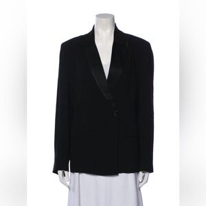 Ba&sh black blazer with satin lining